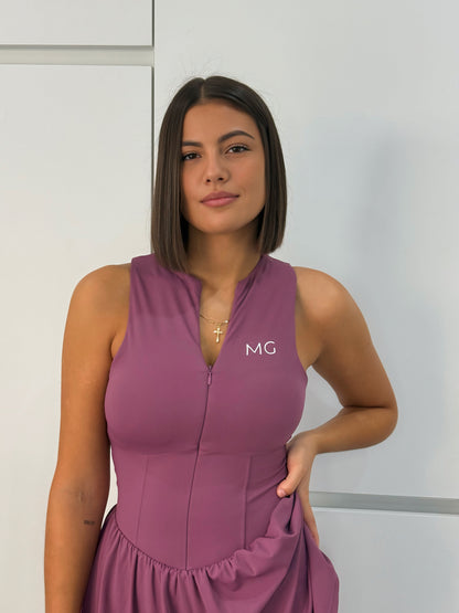 Vestido Mónaco Malva