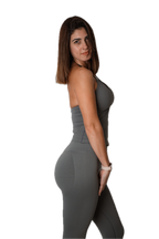 Leggins AURA gris plomo / negro