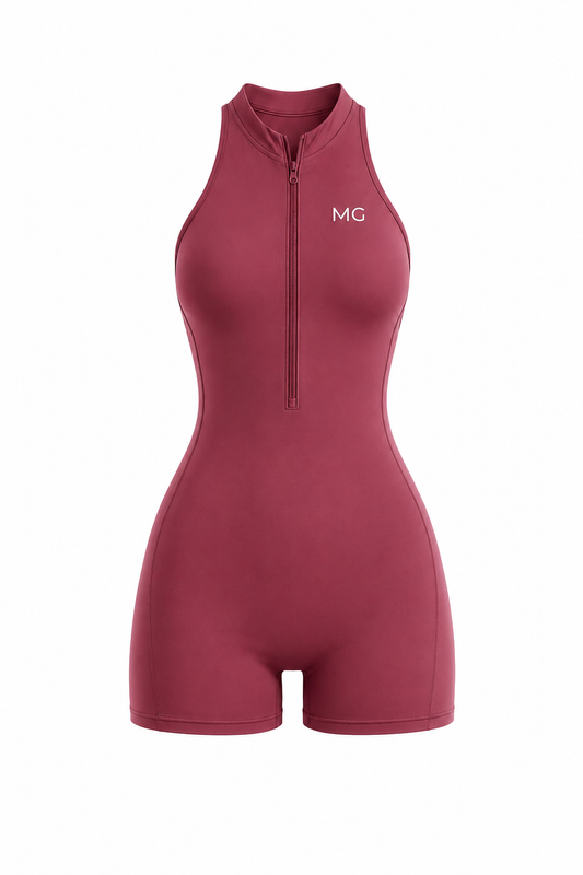 Enterizo OCEAN Short Burdeos